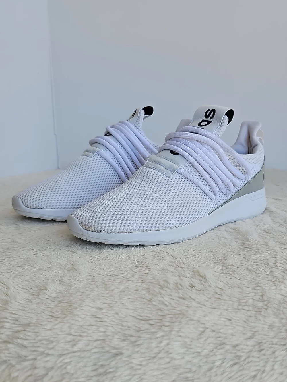 ​adidas Lite Racer Adapt 3.0 Slip-On Sneakers White Men 9.5